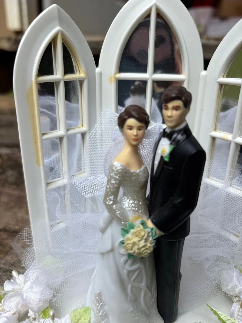 Wilton cake topper plastic vintage good used shape
